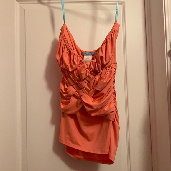 Marciano Coral tube top with criss cross design - Picture 1 of 3